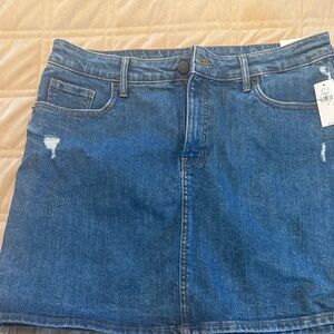 Old Navy Blue Denim Mini Skirt